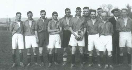 Fernhurst Football Club 1936: Ernie Riddle is far left.