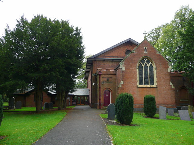 St. Pauls Church, Stockingford. Frederick Ward married Alice Olner here in 1926.