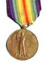 Victory Medal. The Victory Medal 1914-1919 was also authorised in 1919 and was awarded to all eligible personnel who served on the establishment of a unit in an operational theatre